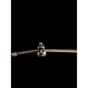 Authentic Pandora sterling silver snowman charm